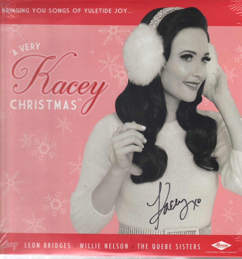 Kacey Musgraves A Very Kacey Christmas LP vinyl USA Mercury 2017 signed LP still