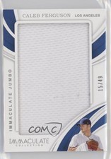 2019 Panini Immaculate Immaculate Jumbos 15/49 Caleb Ferguson #IJ-CF z0q