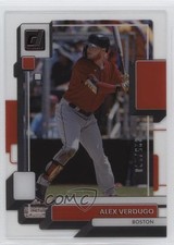 2022 Panini Chronicles Clearly Donruss Red 25/100 Alex Verdugo #40 0ud4