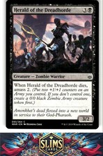 Magic the Gathering MTG War of the Spark Herald of the Dreadhorde #93