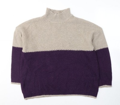 Lila Pullover Pulli Damen UK Größe XL Pep&Co