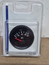 Vdo 350-040 Oilpressure Gauge And V3-6000-6 Sender 0-80 Psi New Vdo 350-040 Oilpressure Gauge And V3-6000-6 Sender 0-80 Psi New