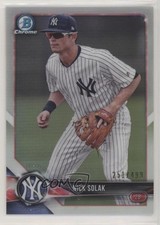 2018 Bowman Chrome Prospects Refractor 251/499 Nick Solak #BCP104 9pd