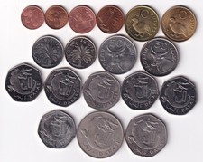 Gambia 18 coins 1971-2021 all different & listed #12