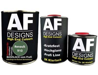 FÜR Renault 910 Vert Luzerne Metallic 2,5L Autolack Set Klarlack Härter
