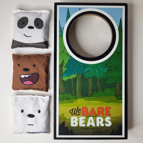 Mini Desktop Cornhole Game We Bare Bears Bean Bag Toss