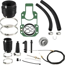 Bellows Transom Repair Kit w/Gimbal Bearing Exhaust Bellow w/Lower Shift Cable