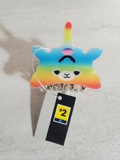 Adorable Unicorn Glitter Claw Clip NEW Rainbow Multicolor Summer Bright Neon