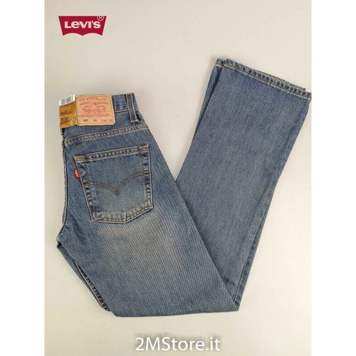 Levis Jeans Levi's 507 RED TAB Regular Bootcut Leg blu stone wash VINTAGE | eBay