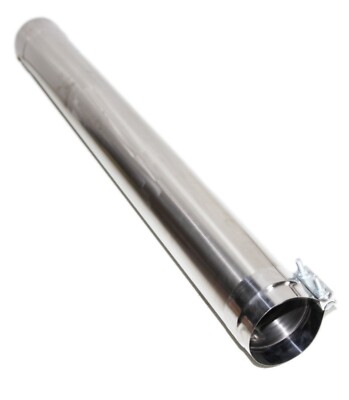 47''[120cm] Length ID to OD DIY Custom SST409 Exhaust Straight Pipe Tube w/Clamp