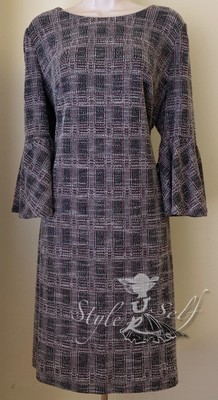 calvin klein plaid dress