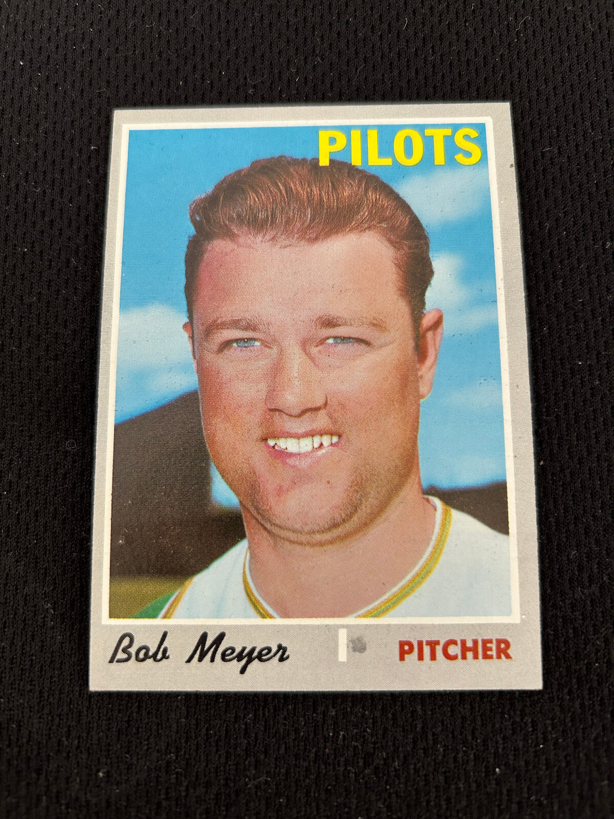 BOB MEYER 1970 TOPPS HIGH 667 SEATTLE PILOTS BASEBALL CARD ! eBay