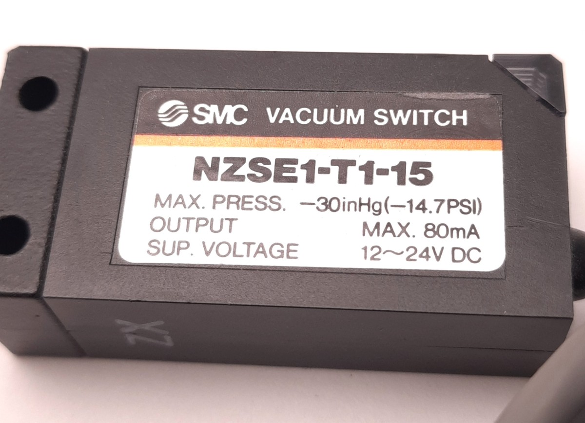 13日　にんにん SMC NZSE1-T1-15 Vacuum Pressure Switch -14.7 Psi Max, 80 mA Output