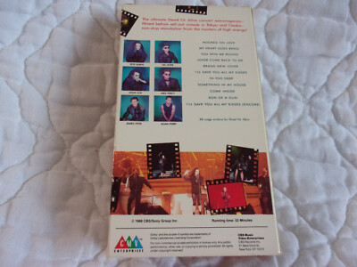 DEAD OR ALIVE RIP IT UP LIVE VHS IN CONCERT JAPAN 1987 GREATEST
