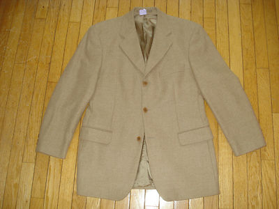 STRELLSON MEN'S 3 BUTTON WOOL CASHMERE SPORT COAT JACKET SIZE 40 US HARDLY WORN