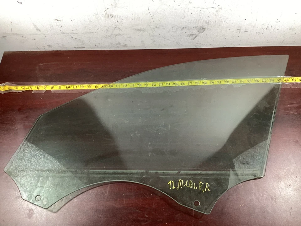2011-2016 AUDI A4 FRONT RIGHT PASSENGER SIDE DOOR WINDOW GLASS 43R-001605 OEM . Foto 3 de 4