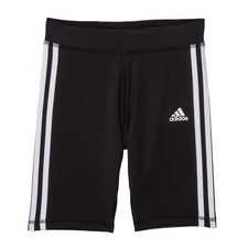 NWT Adidas Big Girls Moisture Wicking Fast Drying 3-Stripe Bike Shorts Medium