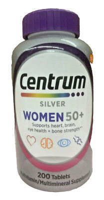 Centrum Silver Women's 50 Plus Vitamins, Multivitamin Supplement, 200 Count