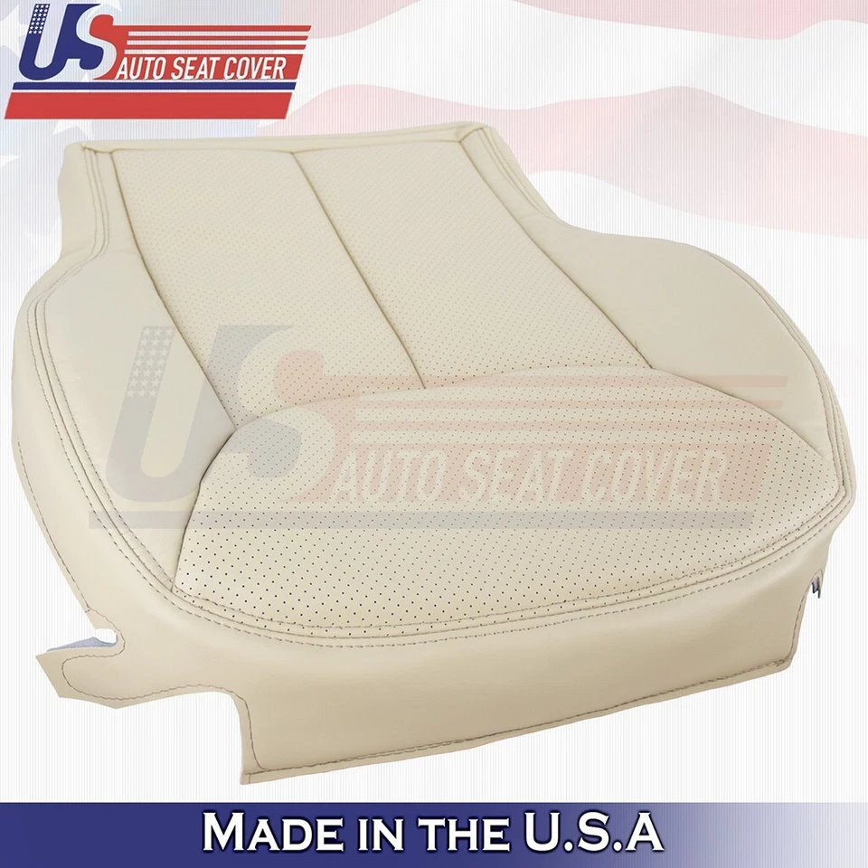 2006 2007 Fits Mercedes Benz SL55 Passenger Bottom Perforated Leather Cover Tan - Image 4 of 4