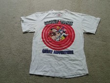 Vintage Looney Tunes Six Flags Great Adventure T Shirt L - Single Stitch