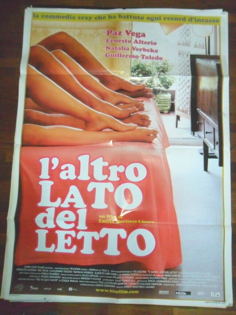 Locandina originale film L'altro lato del letto (2002) - Regia di Emilio Martínez Lázaro