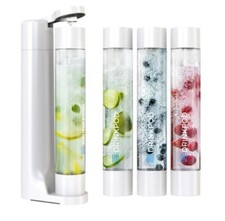 Soda Maker Sparkling Water Carbonator Machine Bottle Stream Carbonating White