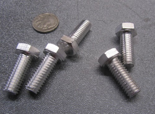 Cap Screw Bolt, Full Thread, Aluminum, 3/8"-16 x 1.0" Length, 10 pc - Picture 6 of 10