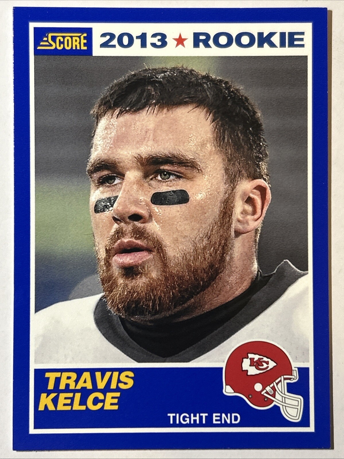 2013 Panini Score Blue, Travis Kelce Rookie Card, #431, Kansas City Chiefs