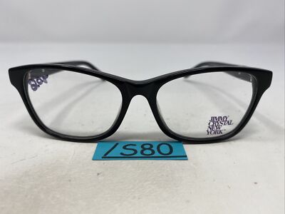 Jimmy Crystal New York BORDEAUX BLACK 52-15-140 Full Rim