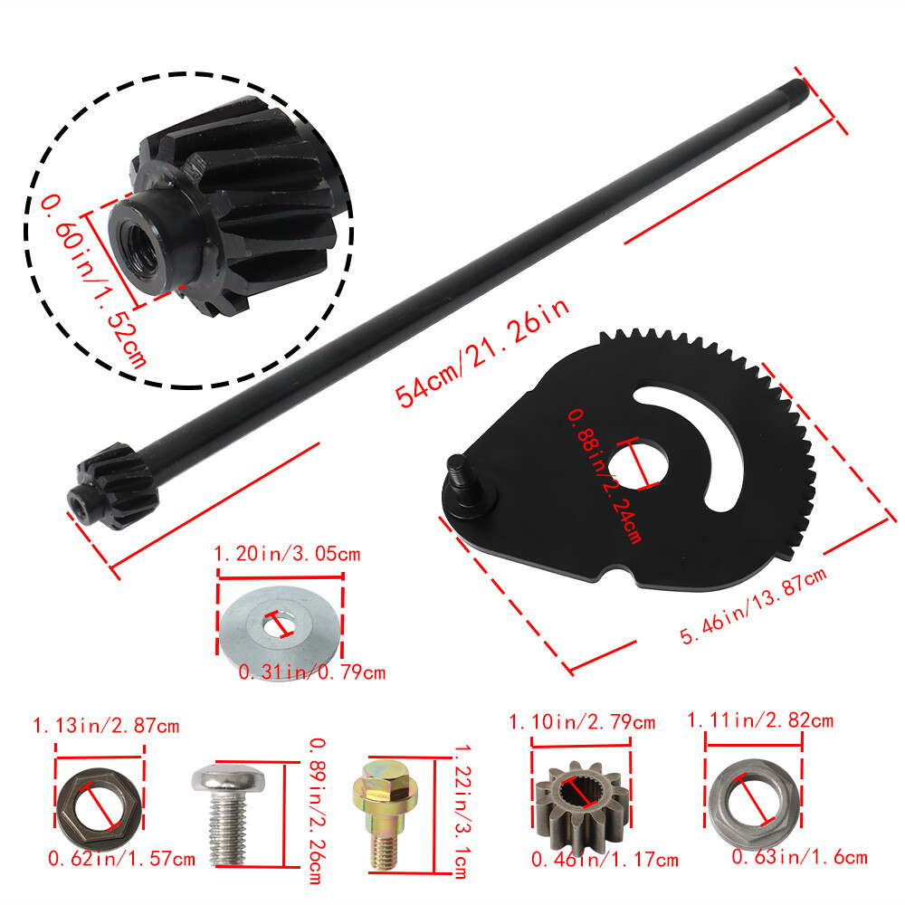 For MTD Troy Bilt Replace 938-05078 617-04094 Steering Rod Shaft