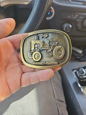 MASSEY HARRIS PONY BELT BUCKLE HARD TO FIND 1997 LIMITED EDITION 35 OF 250 NEW