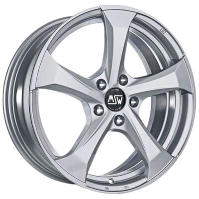 ALUFELGE MSW MSW 47 FUR AUDI S7 SPORTBACK 8X19 5X112 FULL SILVER GFU