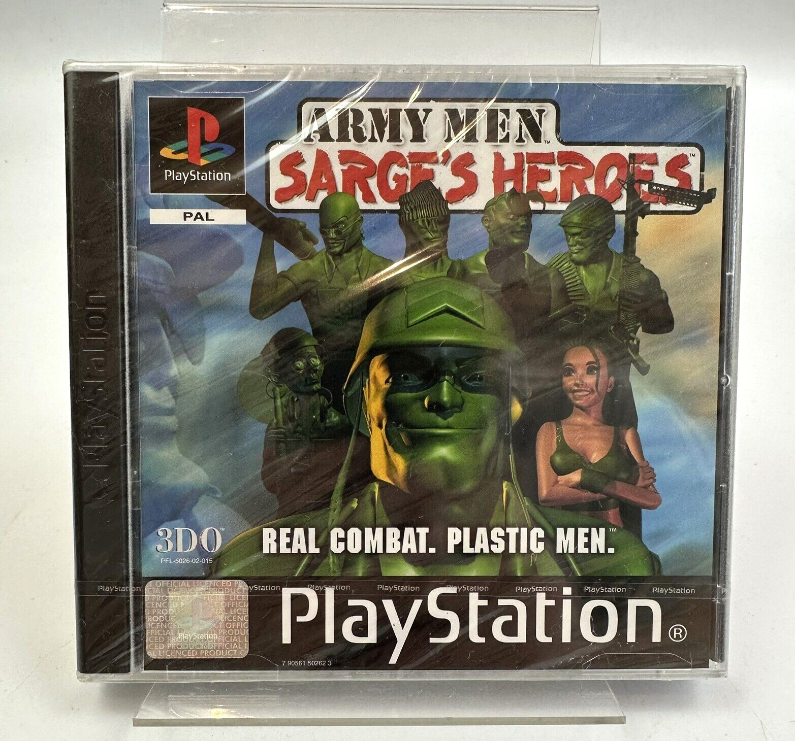 PS1  Army Men Sarge’s Heroes, New And Factory Sealed