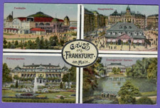 GERMANY GRUSS AUS FRANKFURT Am Main VINTAGE P...