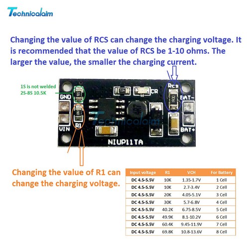 1-8S 1.2V-9.6V NiMH NiCd Battery Dedicated Charger Charging Module Board - Bild 8 von 16