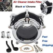 Air Cleaner Intake Filter For Harley Dyna Softail Touring Road King Street Glide