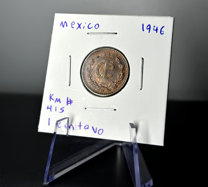 Mexico Coin - 1946 Mo Mexico 1 Centavo Coin - KM#415