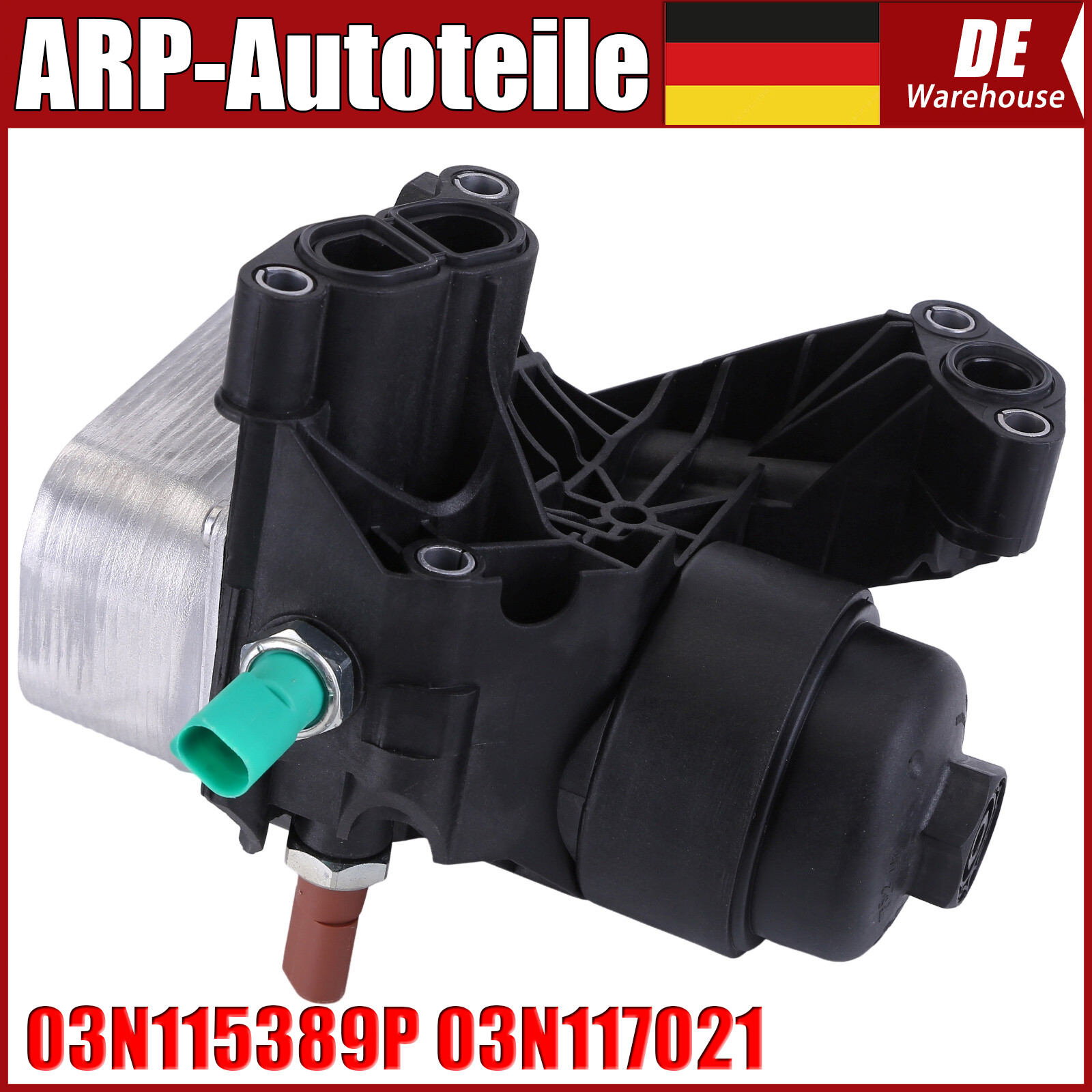 Für VW T6 2.0 TDI 03N115389P NEU Ölfilterhalter mit Ölkühler