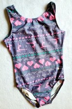Destira Gymnastics Leotard Child Small CS 4/6 Dance Cheer Ballet Costume Leo