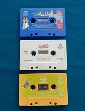 Vintage Barney And Walt Disney Storyteller Cassette Tapes Replacement Lot of 3