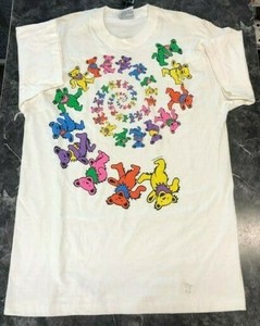 grateful dead spiral bears t shirt