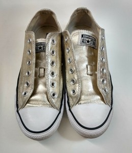 gold metallic sneakers womens