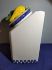 Cali Pottery Cannister 3D Vegetable Eggplant Pepper Squash 9" Signed — photo 6