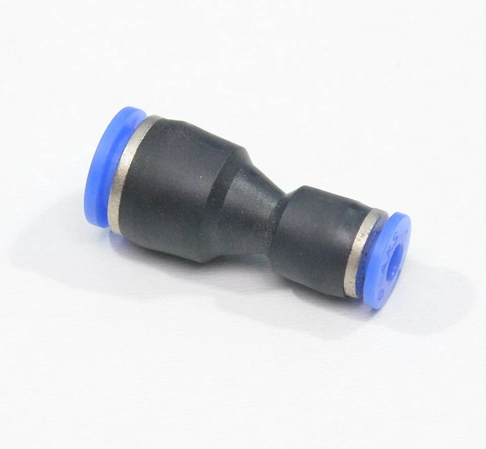 8 mm to 4 mm OD Straight Push In to Connect Union Fitting Air Pneumatic - Image 4 of 4