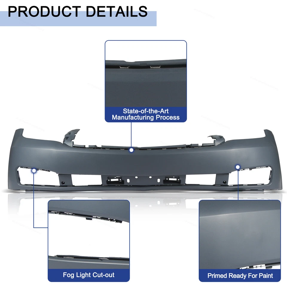 Front Bumper Cover Fascia w/o Sensor Holes For Chevy Chevrolet Tahoe 2015-2020 Foto 3 de 4