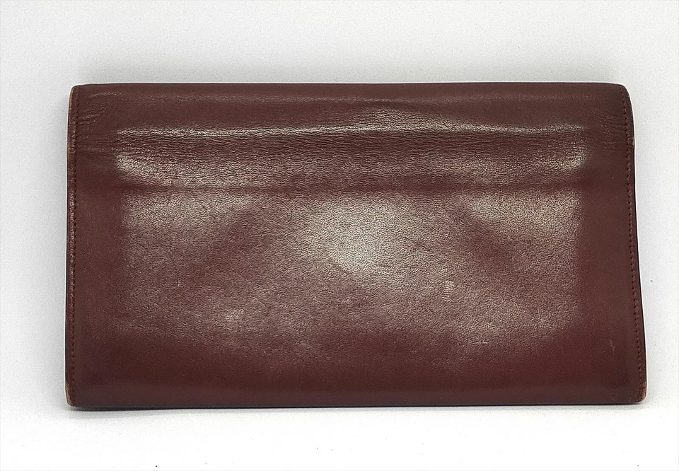 Must De Cartier Leather Bi-fold Envelope Wallet Bordeaux (1001-1) - Image 2 of 4