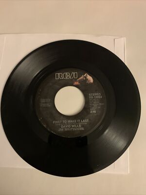 Old 45 RPM Record - RCA PB-13653 - David Wills - Miss Understanding / First to M