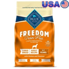Grain Free Large Breed Dry Dog Food Chicken Potatoes Joint Health 24lbs Durable