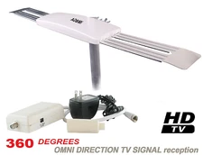 OMNI-DIRECTIONAL DIGITAL HD ANTENNA HDTV UHF DTV INDOOR OUTDOOR RV OTA CAMPING 