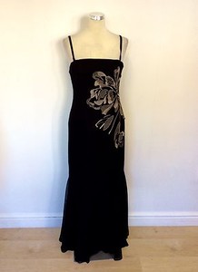 coast black and gold dress